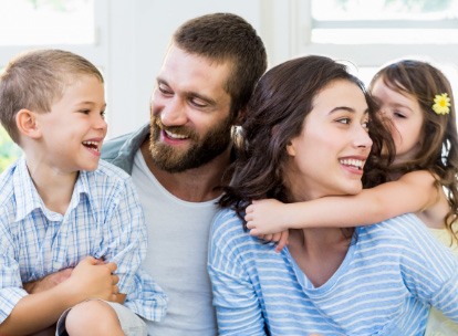 smiling family