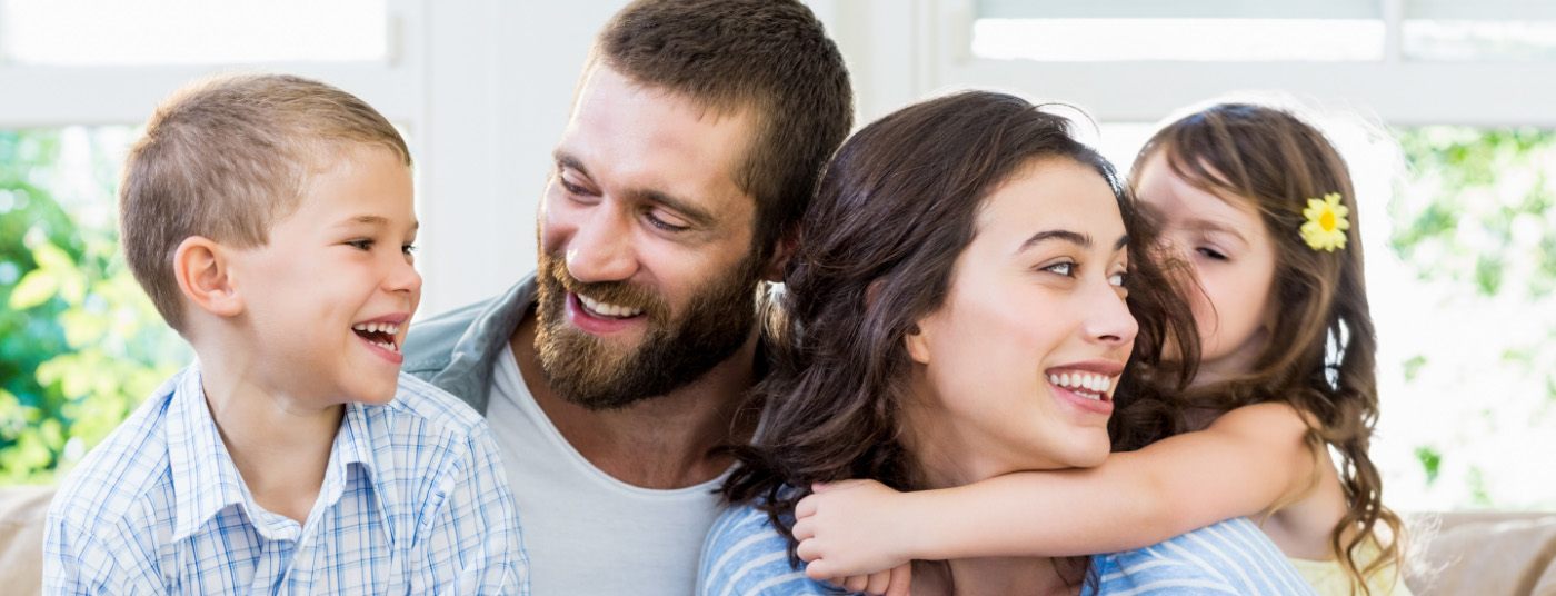 smiling family
